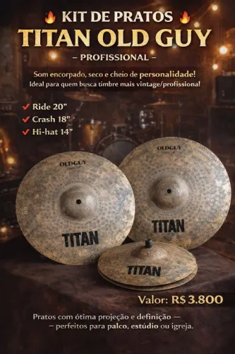 KIT DE PRATOS TITAN OLD GUY