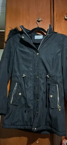 Parka Feminina Preta