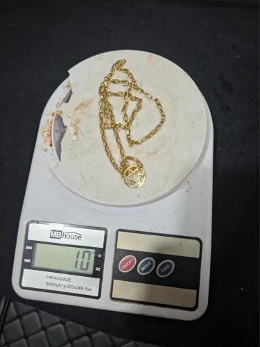 Cordão de ouro 18 k 10 gramas