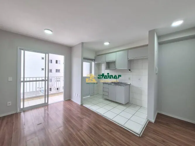 Apartamento com 2 dormitórios para alugar, 47 m² por R$ 2.530,00/mês - Vila Galvão - Guaru