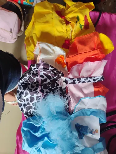 Kit de Romperou fantasia das princesas