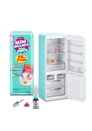 Mini Geladeira Zuru Brinquedo Miniatura Real 