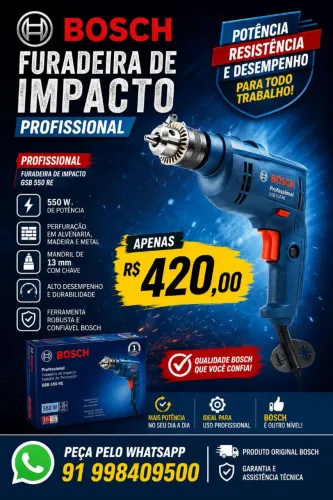 Furradeira Bosch 550W