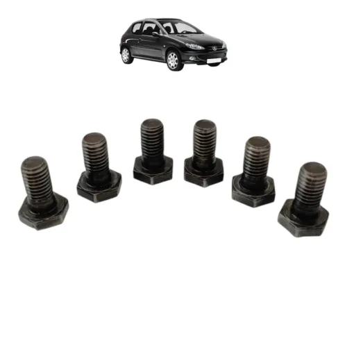 Jogo Parafuso Volante Motor Peugeot 206 207 1.4 2007 2008 09