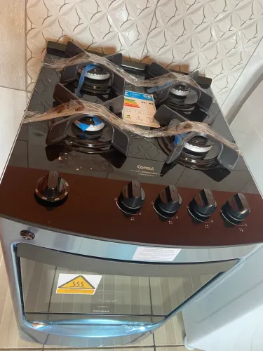 Fogão elétrico, vidro, de luxo