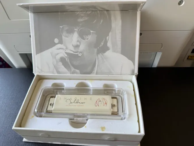 Gaita Hohner John Lennon Signature Series "Imagine" - NOVA / COLECIONADOR