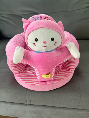 Sofazinho almofada gato rosa
