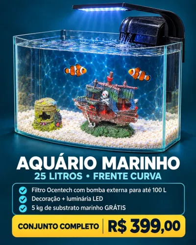 Aquário nano ocentech