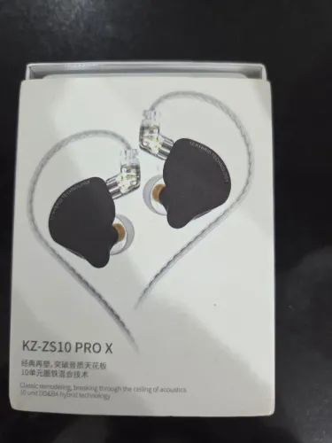 Fone Kz Zs10 Pro 2 Retorno De Palco Profissional Cor Preto