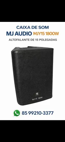 Caixa de som MJ AUDIO MJY15 1800W