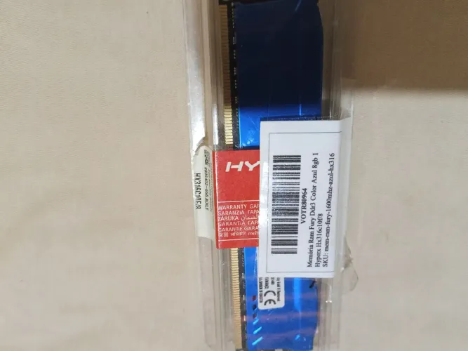 Memória ram DDR 3, 8 GB nova