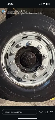 Roda 275 aro 22.5 rodas no estado excelente ?