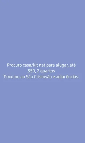 PROCURA-SE CASA/KIT NET PARA ALUGAR