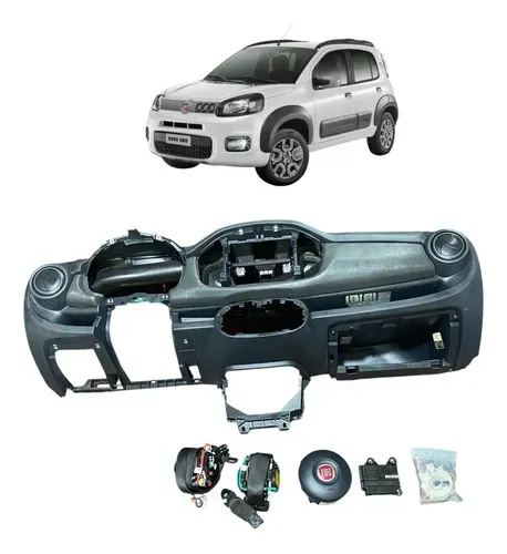 Kit Tabelier Fiat Uno Way 2014 Cinza