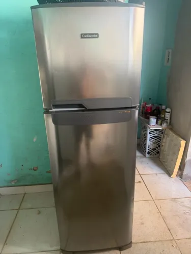 Geladeira continental duplex inox frost free funcionamento ok