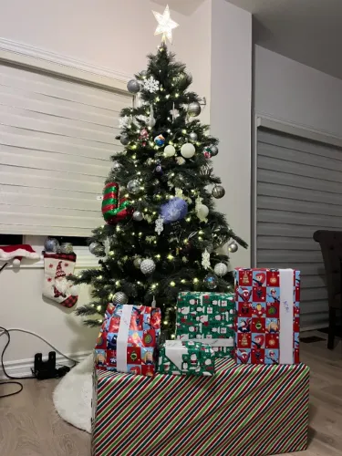 Árvore de Natal 210cm com LEDs