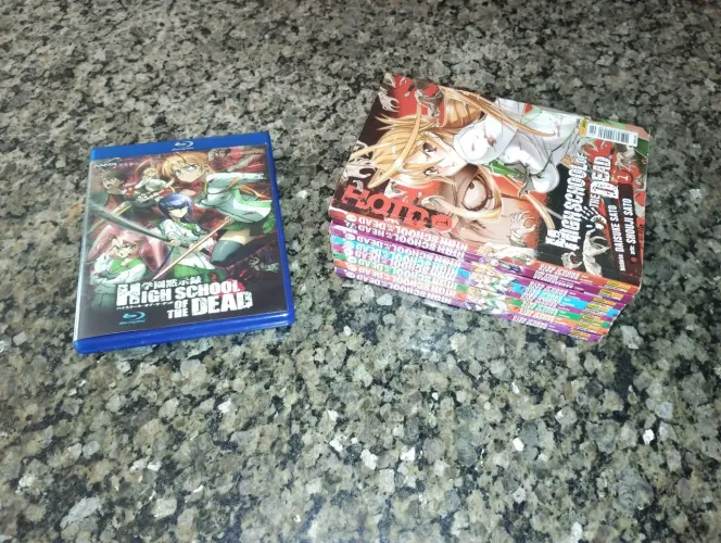 Mangá High School of the Dead + Blu-ray completo