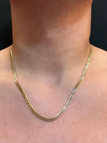 Cordão de ouro 18k maciço