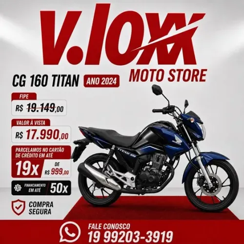 HONDA CG 160 TITAN 2023/2024