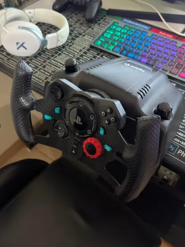 LOGITECH G29 + PEDALEIRA COM LOAD CELL F3D SIM RACING