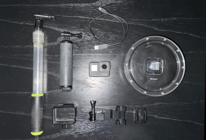GoPro Hero 5 Black + Acessórios + Dome Aquático