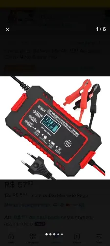 Carregador de bateria 12v