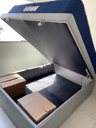 Cama baú/ casal nova