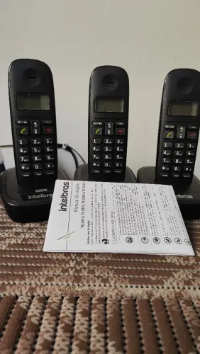 Telefone sem fio com 2 Ramal Intelbras