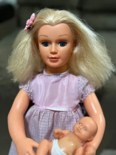 Boneca Ganha Nenê Antiga Mimo
