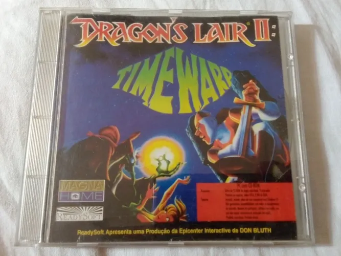 CD Rom Dragons Lair II Time Warp jogo para Pc nacional e original 