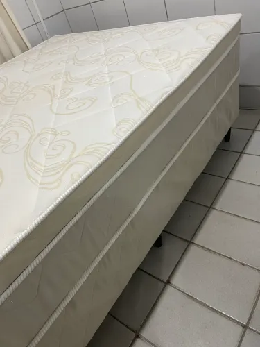 Cama box casal conjugada