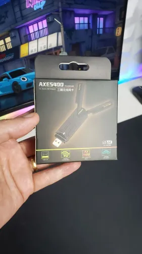 Adaptador wifi axe5400 fenvi - com wifi6