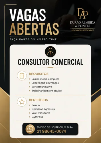 Vendedor(a) - Presencial - Vila Velha - ES
