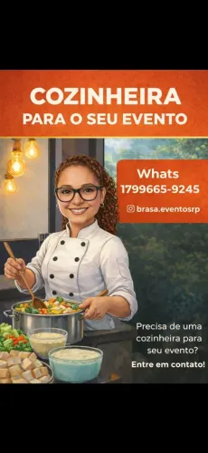 Cozinheira para seu evento!