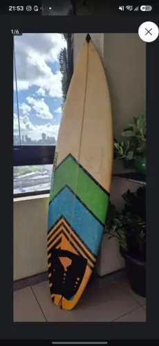 Prancha de Surf 5'10 Artesanal FCS Passos TROCO POR PRANCHA LONGBOARD ACEITO CARTÃO