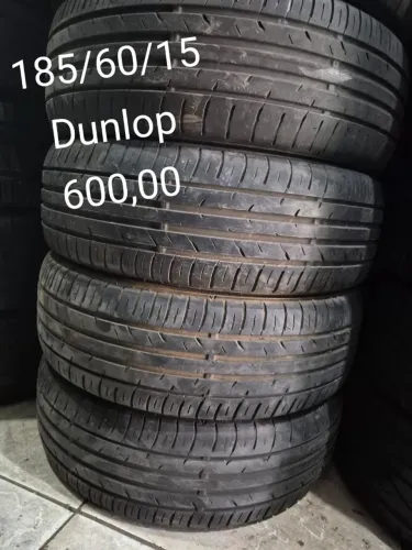 Jogo de pneus 185/60/15 Dunlop