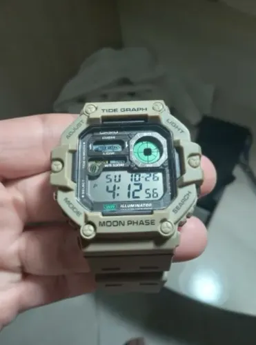 LEIA A DESCRIÇÃO - RELÓGIO CASIO WS-1700H-5AVDF Gráfico de Marés