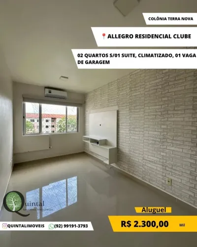 APARTAMENTO PARA LOCAÇÃO | COLÔNIA TERRA NOVA