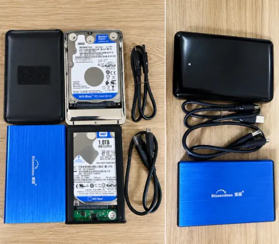 2 HD'S EXTERNOS 1.5 TB COM CASES