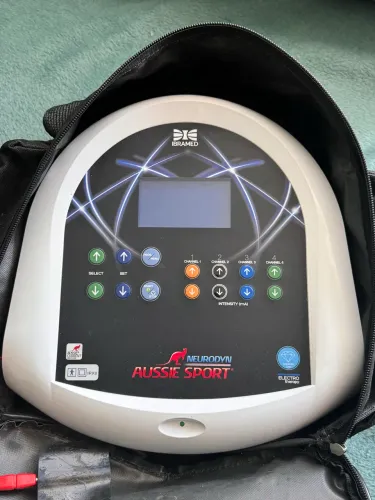 Aparelho Eletroterapia Neurodyn Aussie Sport Ibramed - Completo + Bolsa