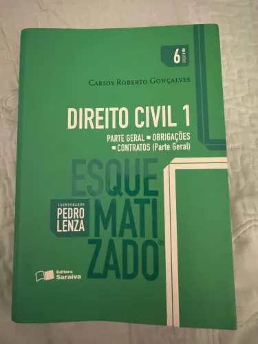 Livros de Direito Civil Esquematizado - 1 e 3