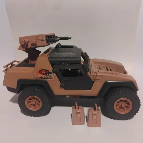 Jeep Comandos em Ação Estrela Original Anos 80 G.I. Joe Lança Míssil Completo