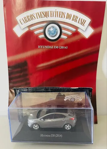 Miniatura Metal Carro Colecionável Coleção Hyundai I30 2014 + Fascículo