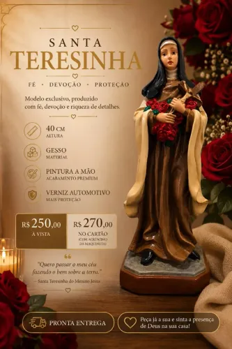 Santa Teresinha 40 cm
