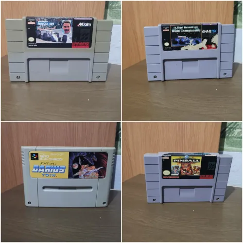 Lote jogos super Nintendo 