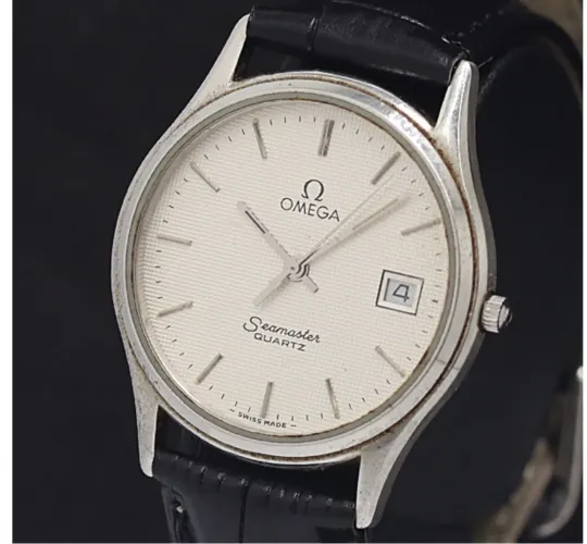 OMEGA SEAMASTER QUARTZ - ELEGÂNCIA SUÍÇA CLÁSSICA