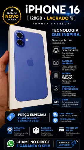 iPhone 16 128GB (LACRADO)