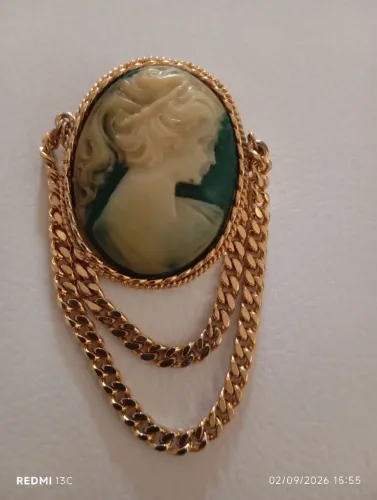 Broche de Camafeu Vintage