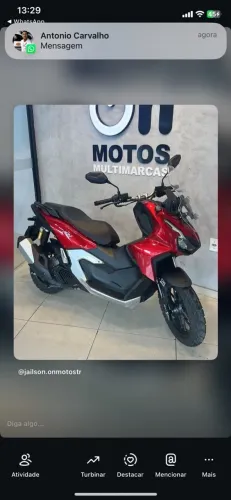 ADV 160 2025 VERMELHA