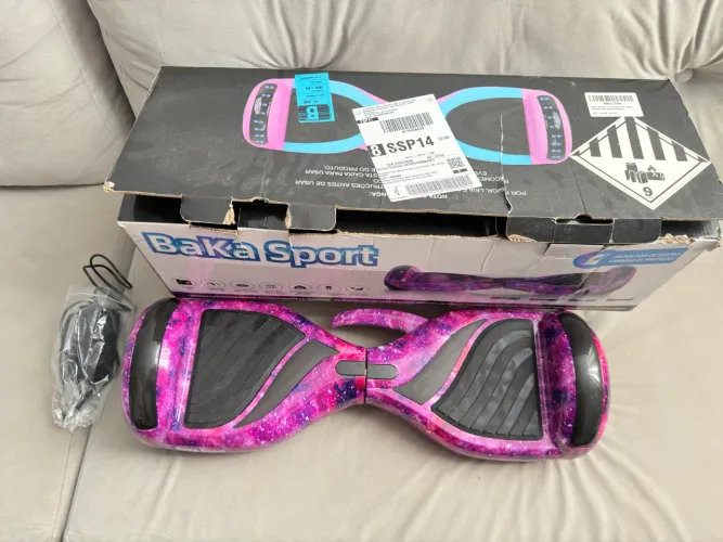 Hoverboard Baka Sport 6,5" Skate Elétrico com Bluetooth e Caixa de Som (GALAX)